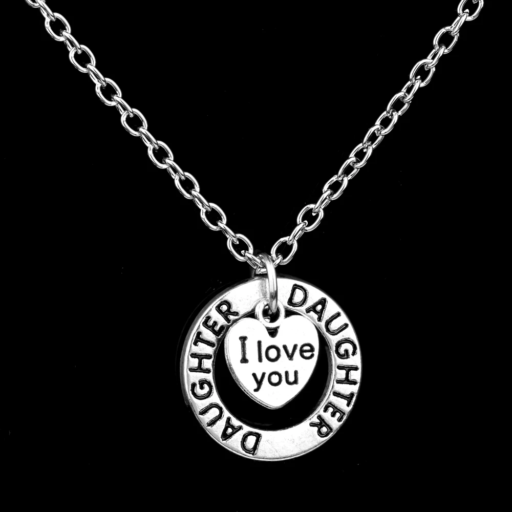 Love You Mom NaNa ожерелье с подвеской в виде сердца для сестры и дочери лучший друг