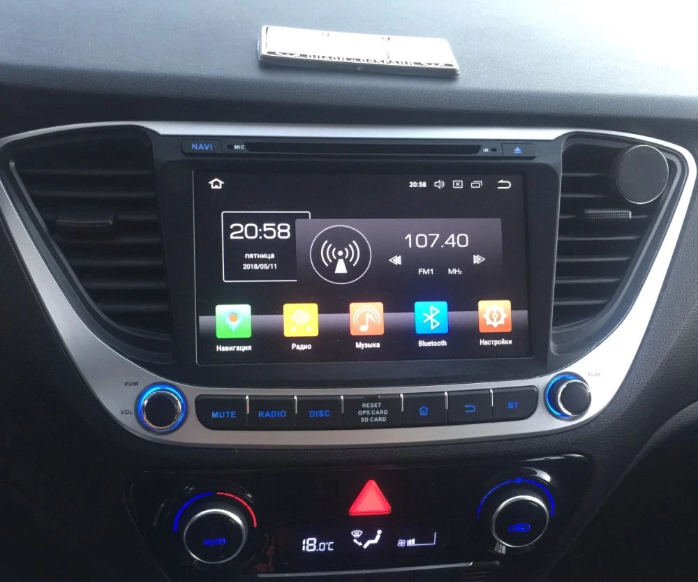 4 Гб + 64 IPS PX6 8 &quotAndroid 10 0 автомобильный DVD плеер для Hyundai Verna Solaris 2017 2018 радио GPS Bluetooth 5