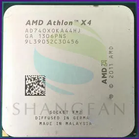 Процессор AMD Athlon X4 740 X4-740 AD740XOKA44HJ четырехъядерный процессор 3,2 ГГц 65 Вт настольный процессор разъем FM2