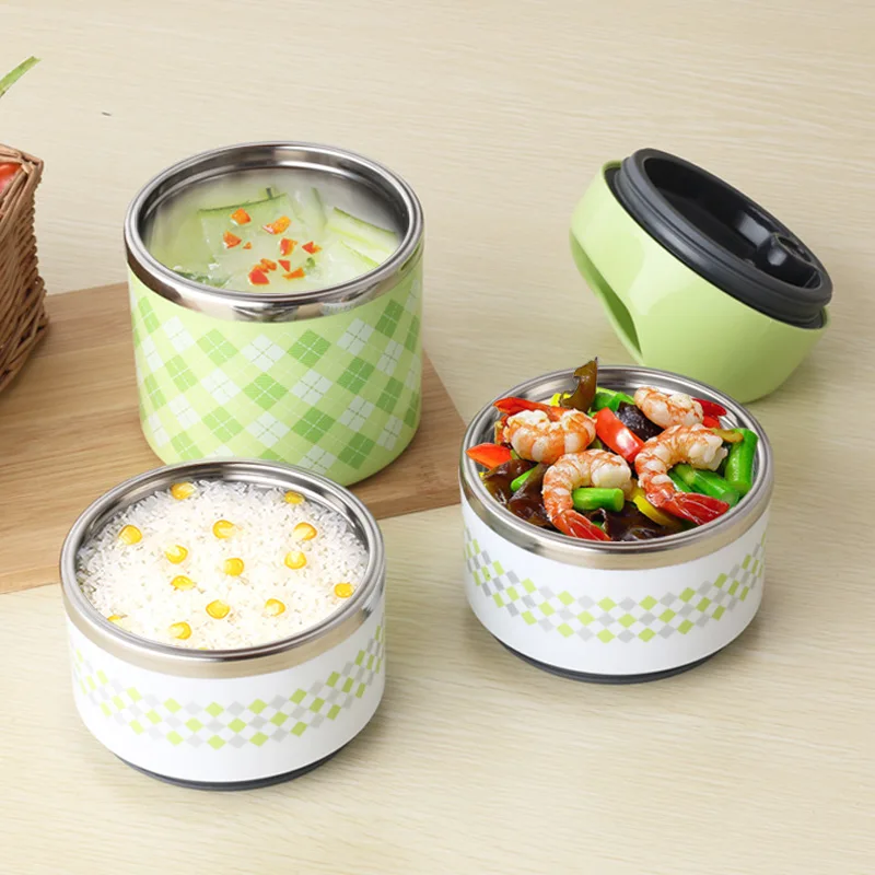 Портативный Ланч-бокс Bento герметичный из нержавеющей стали термальные Ланч-боксы для детей контейнер для еды для пикника D1