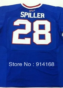 2013 outlet sports Jerseys Free Shipping Cheap price #28 SPILLER Men's Blue Football Jersey | Спорт и развлечения