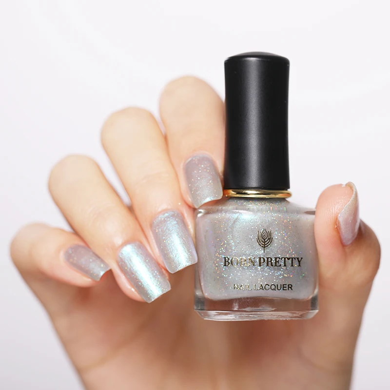 Перламутровый лак для ногтей BORN PRETTY 6 мл блестящий жемчужный раковин