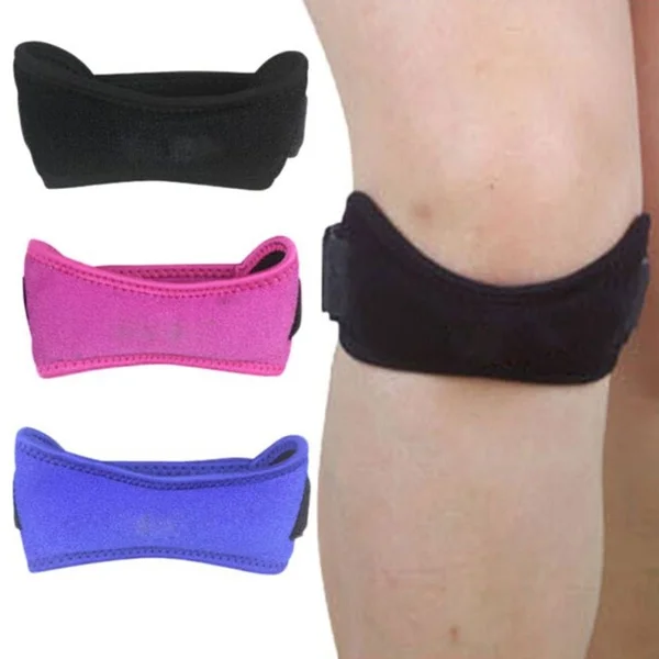 New Newest Adjustable Magnetic Neoprene Knee Support Brace Velcro Strap Protector Patella Tendon Brace Support Wrap Sports Gym
