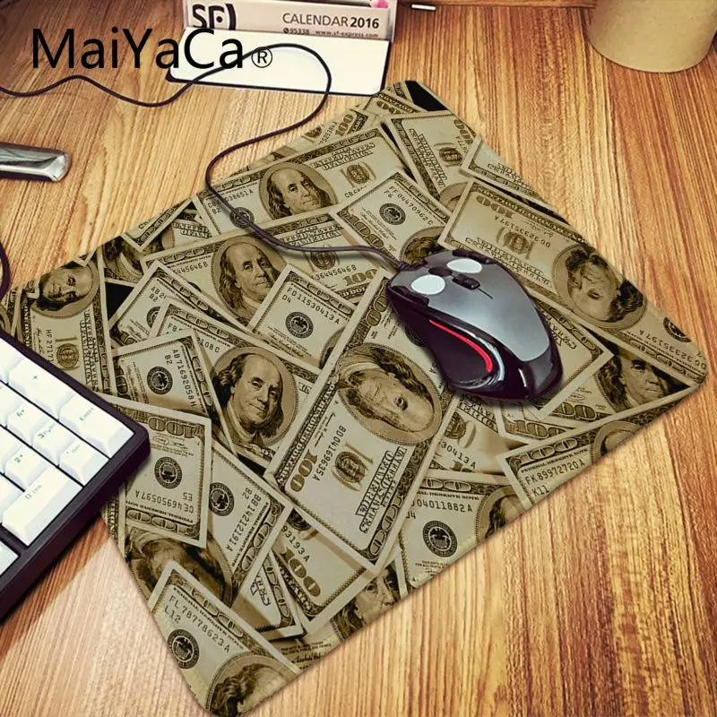MaiYaCa Подарочный коврик для мальчика Долларовые купюры игровые коврики мыши