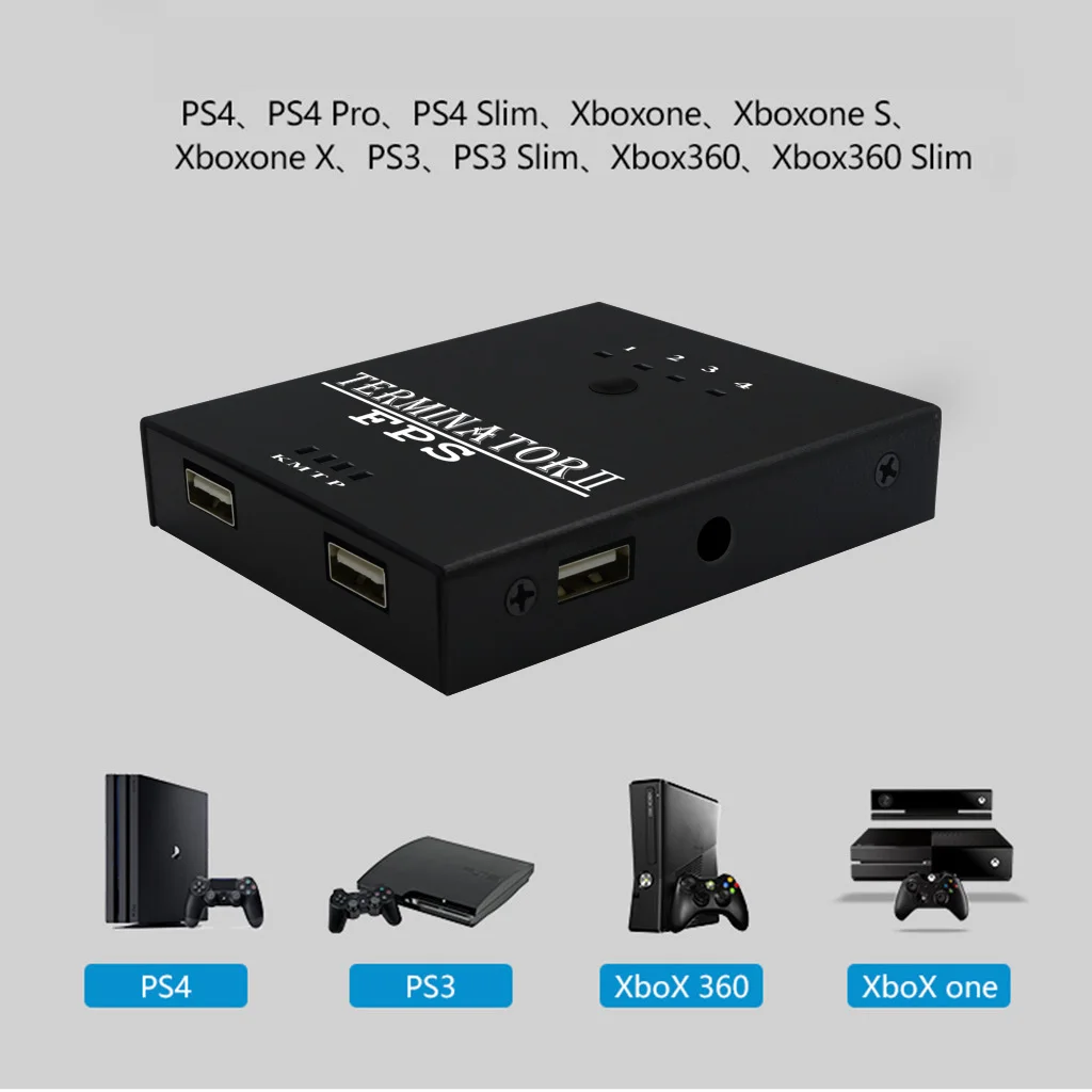 Адаптер-конвертер для мыши и клавиатуры Reasnow CrossHair для PS4/PS4 PRO/PS4 Slim/PS3/PS3 Slim/xbox ONE/xbox 360/Switch Adapter