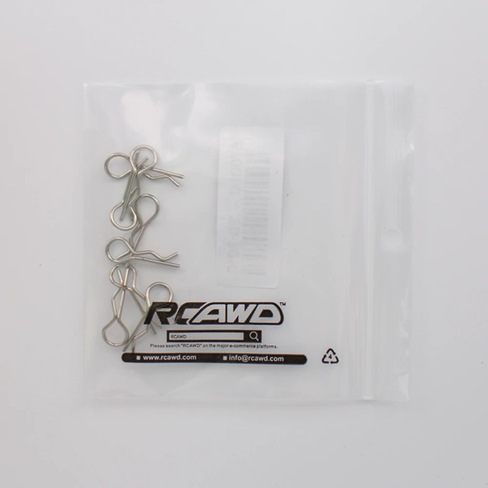 8PCS RCAWD Metal Body Clips For Rc Model Car 1/14 Lc Racing Full Series HM6079 Shell Machined Aluminum | Игрушки и хобби