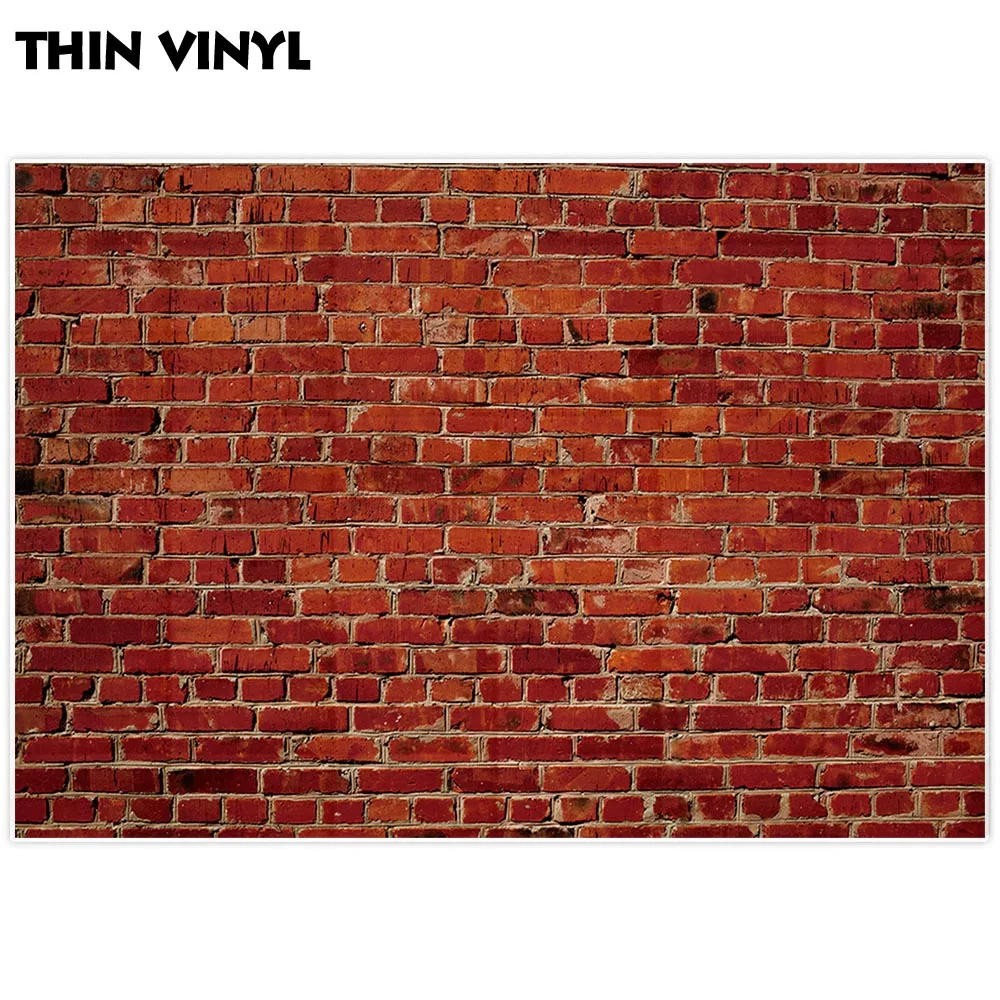 Фотофон Allenjoy фон красная кирпичная стена деревенская винтажная архитектура для