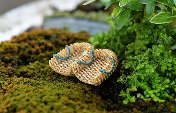 1 шт. Милые Смолы Двойной Совок Diy Фея Сад Ремесло Украшения Миниатюрный Микро Gnome