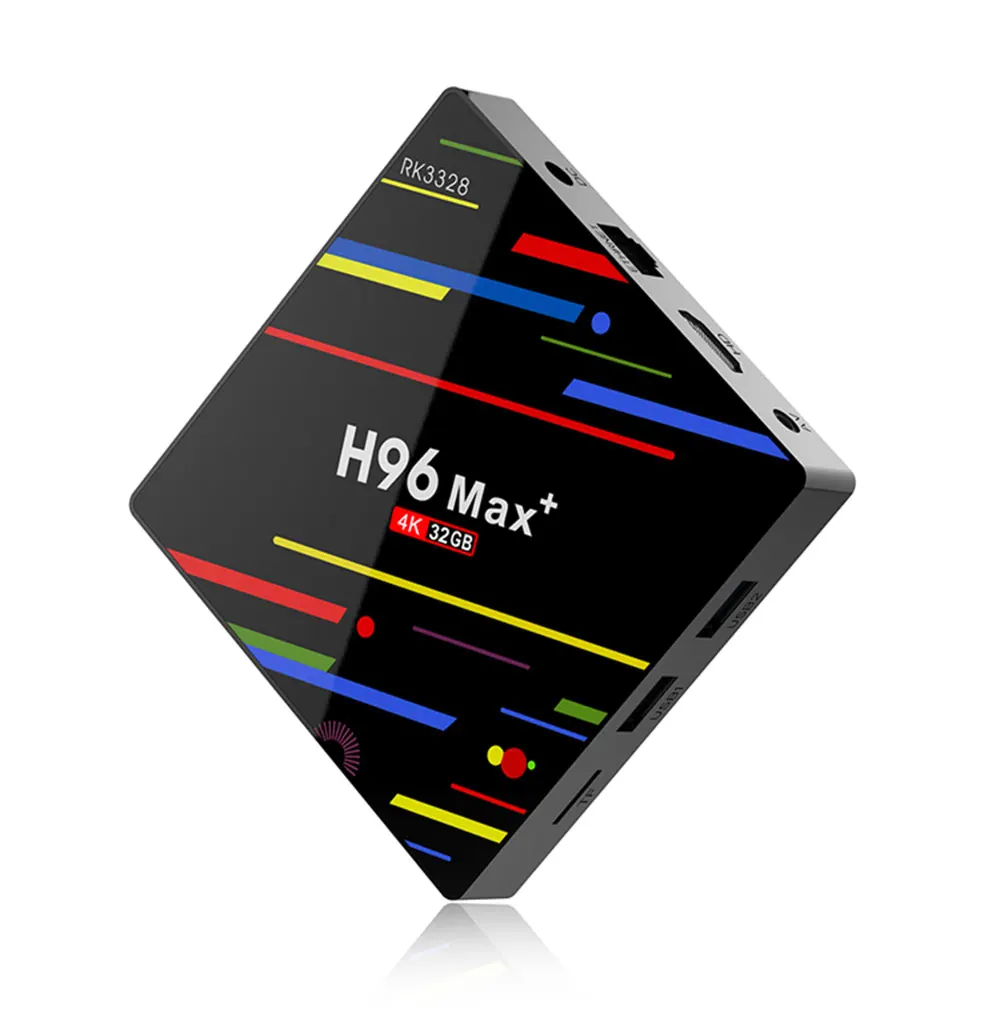 caja de tv inteligente Android 8,1 4 Гб 32 Гб Rockchip RK3328 1080 p H.265 4 K de Netflix, Youtube WiFi android tv Set Top