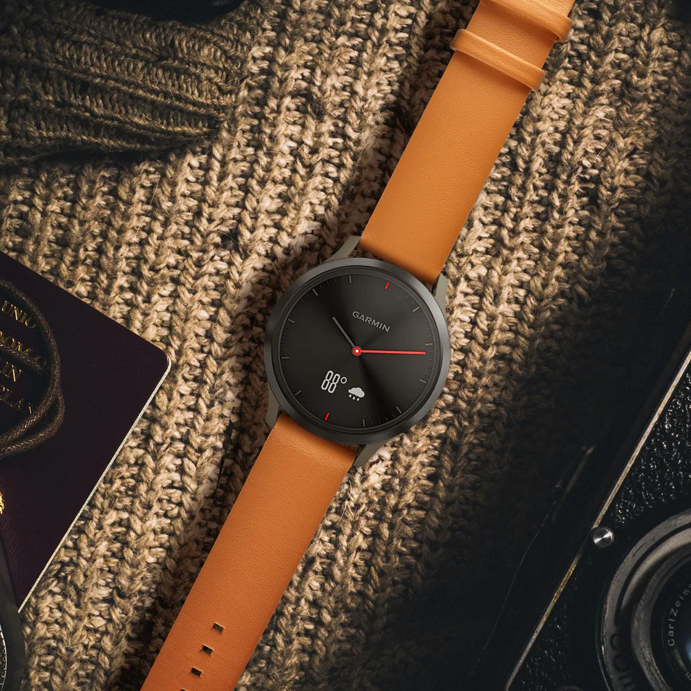 20 мм Универсальный кожаный ремешок для часов Garmin Vivoactive 3/3 музыка/Vivoactive 3 HR/Vivomove мужской/женский браслет