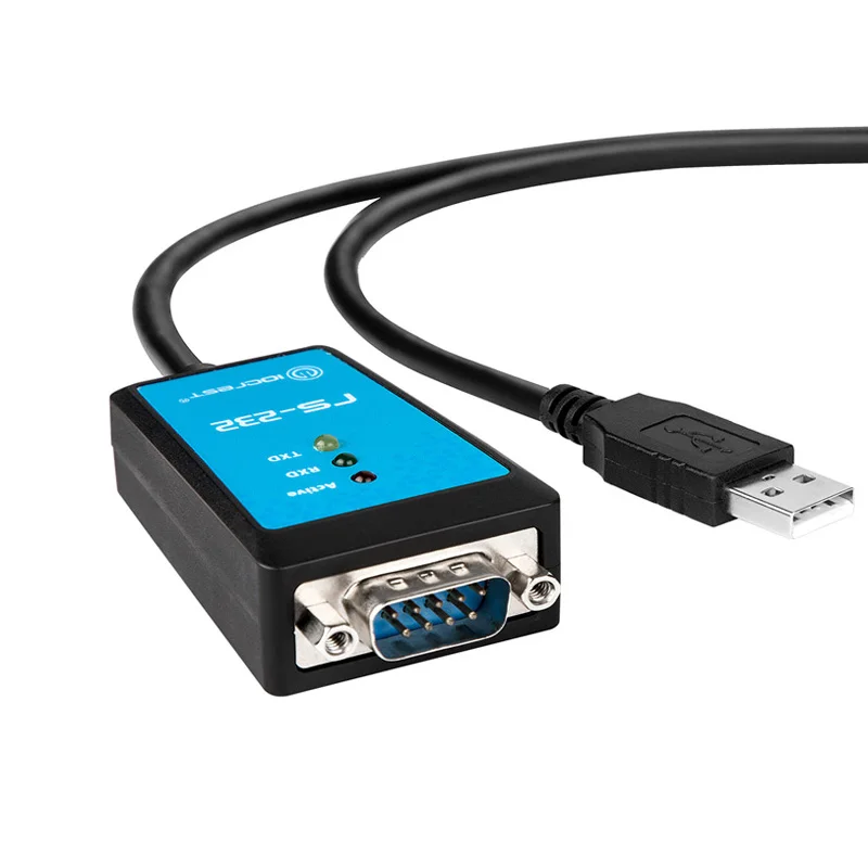Кабель адаптер USB к порту RS232 COM Serial DB9 Pin чипсет FTDI232 для Windows 7 8 1 XP Vista Mac OS магнитное