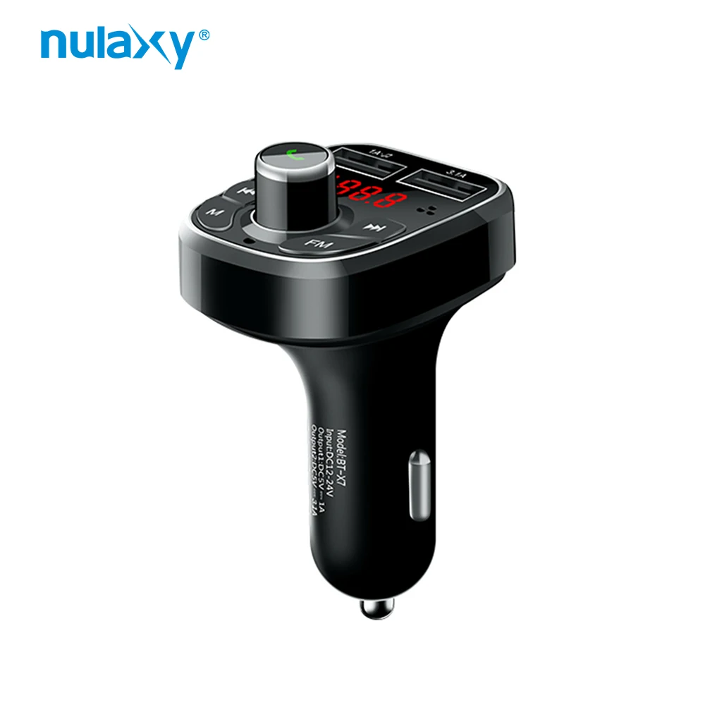 Nulaxy Автомобильный MP3 плеер радио Беспроводной Bluetooth FM модулятор Поддержка u диск tf