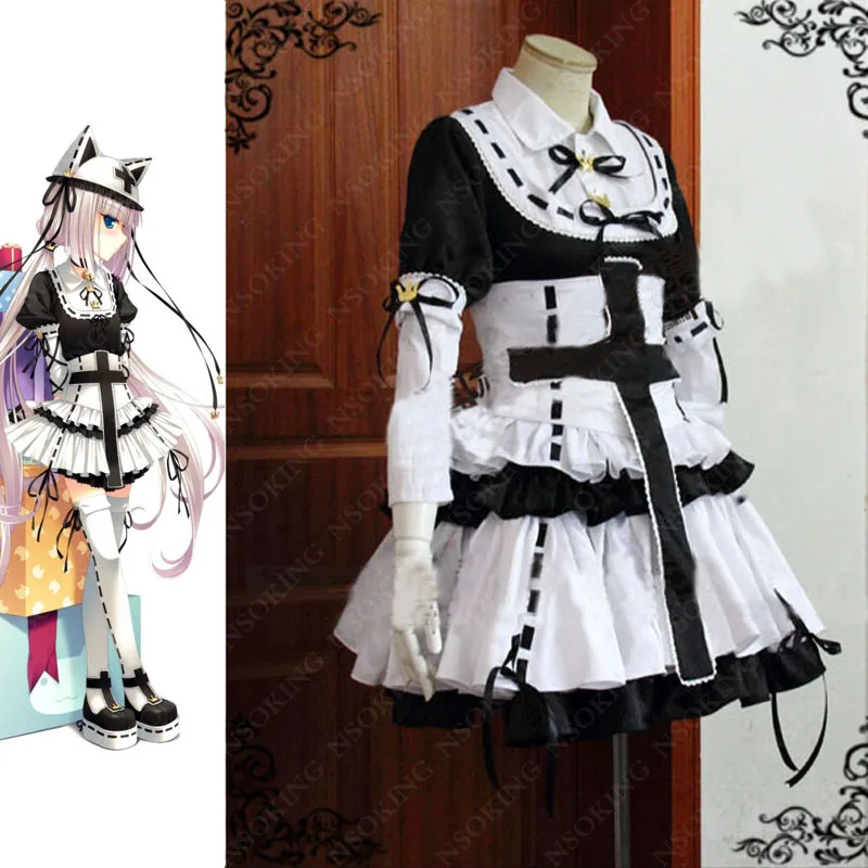Костюм горничной ванили для косплея Nekopara любого размера|maid costume|cosplay maid costumemaid cosplay