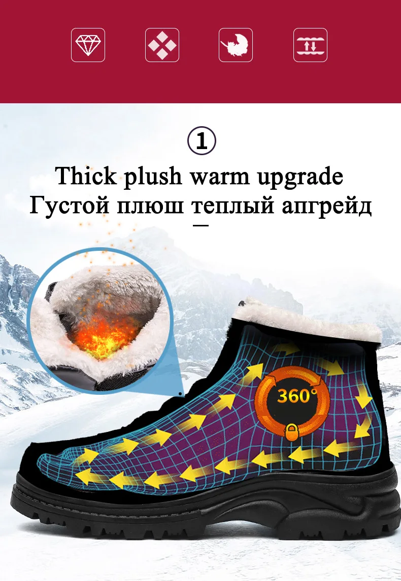 Новинка года; брендовые модные замшевые зимние ботинки; кожаная женская зимняя теплая обувь; плюшевые женские ботинки; водонепроницаемые ботильоны; обувь на плоской подошве; 42