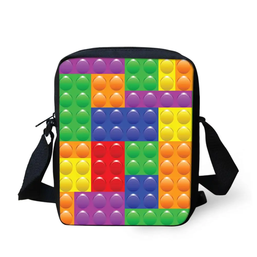 Сумка через плечо Thikin Rubik's Cube, классная летняя сумка через плечо для телефона для мальчиков, сумки для покупок, Mochila Infantil