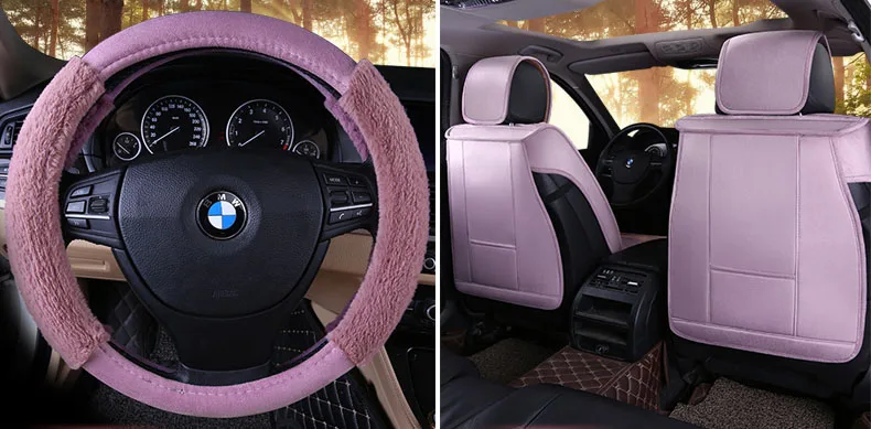 Новые короткие плюшевые ботинки Авто универсальные чехлы для сидений автомобиля Toyota Corolla Camry Rav4 Auris Prius Yalis Avensis внедорожник авто аксессуары для автомобиля