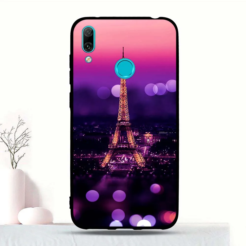 Для huawei Y7 Y7 Prime Y7 Pro чехол силиконовый для huawei Enjoy 9 мультяшный 3D принт Funda бампер чехол 6,2" чехол для телефона - Цвет: 15