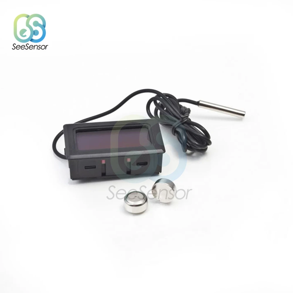 LCD Digital Thermometer -50~ 110 Degree Fridge Freezer Temperature Meter with Probe 1M | Инструменты