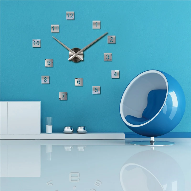 2017 new wall clock diy clocks reloj de pared quartz watch europe living room large decorative horloge murale watches stickers | Дом и сад