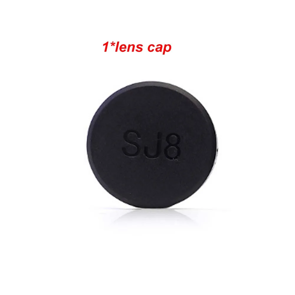 Lens-cap JINSERTA для SJ8 Pro/Plus/Air UV фильтр губка лобовое стекло крышка объектива камеры водонепроницаемый корпус Чехол капюшон Защитная пленка для экрана - Цвет: Lens-cap