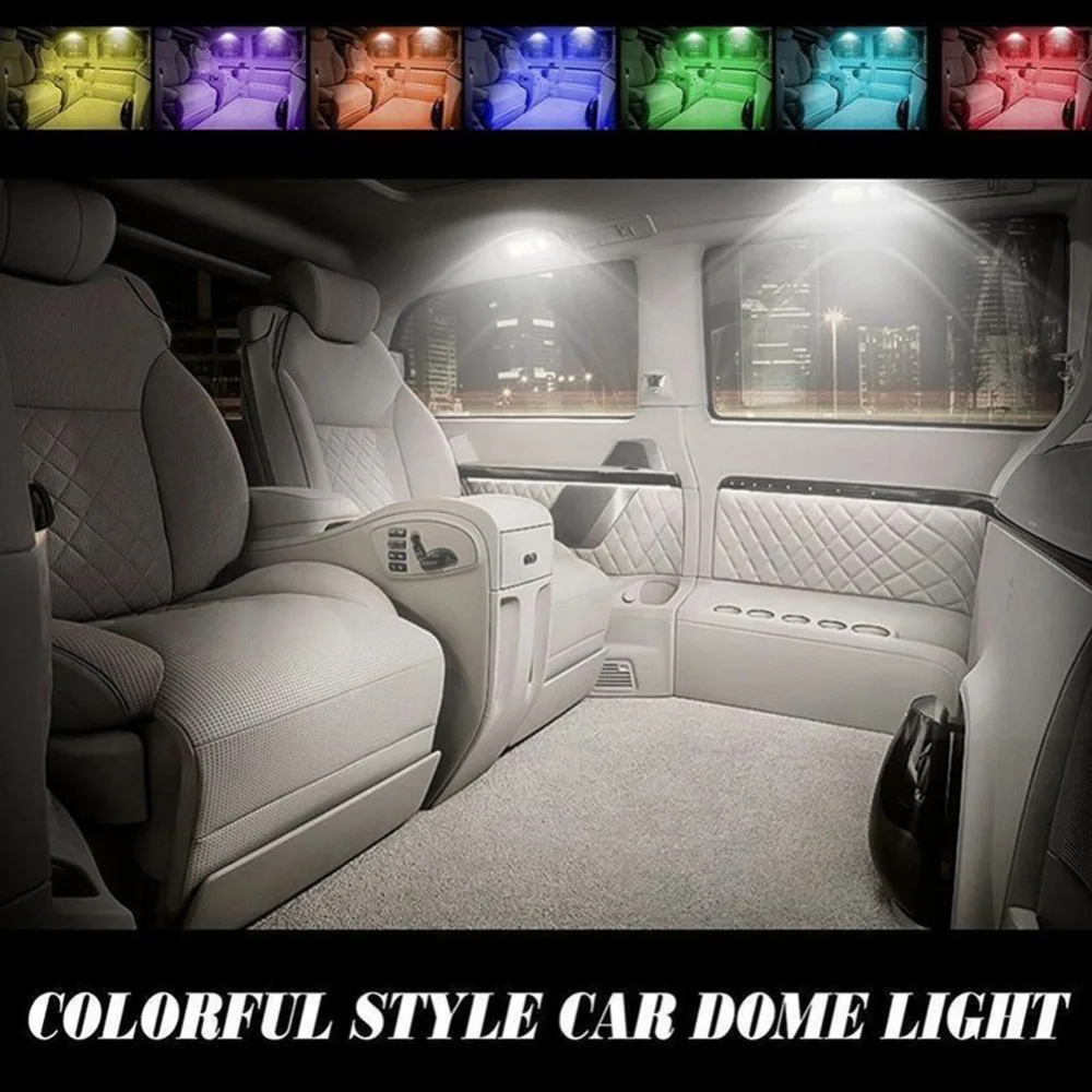 2 шт. автомобильные светодиодсветодиодный лампы T10 W5W 5050 6SMD RGB|controller control|control