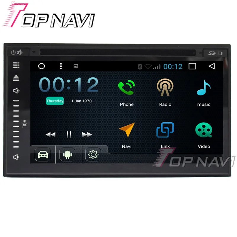 

Topnavi 6.8" Quad Core 16G Android 6.0 Car Radio Stereo GPS Navigation for Universal 2DIN Autoradio DVD Multimedia Audio