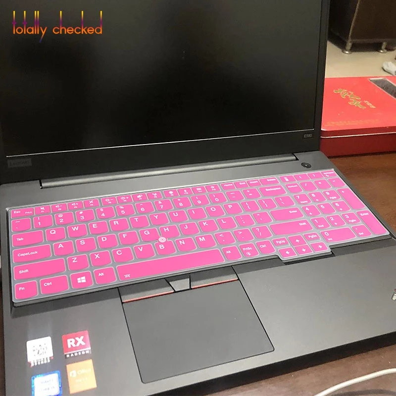 rose Для lenovo ThinkPad P51S P52S E590 E580 E585 T570 T580 T590 L580 15,6 ''Обложка клавиатуры для ноутбука клавиатура протектор - Цвет: rose