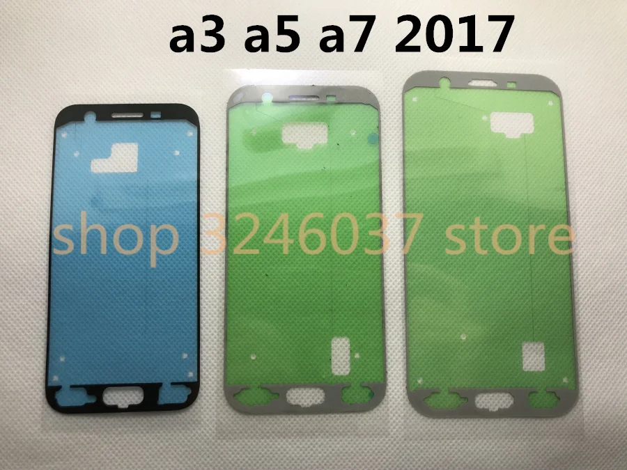 100pcs original Pre-Cut Front Frame Adhesive LCD Sticker Glue Tape For Samsung Galaxy A3 A320 aA320F A5 A520 A520F A7 A720 2017