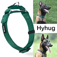 nylon dog training collar adjustable martingale collars dog pulling walking collar for medium large and small dogs hy116 perro
