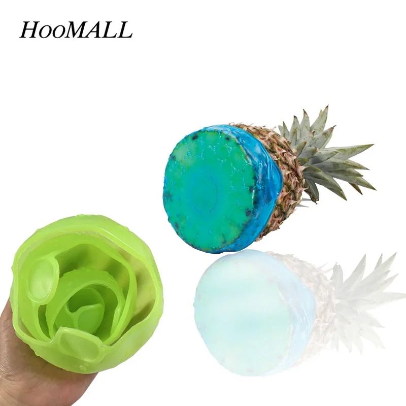 Hoomall 4 шт./компл. Еда Класс силиконовый чехол жир Саран Еда миска для свежей еды с герметической крышкой дыни стрейч всасывания уплотнитель Кухня инструмент