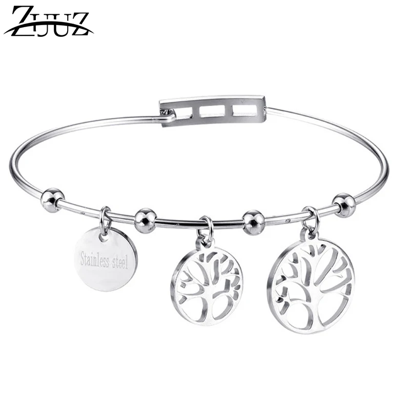 ZUUZ персонализированные манжеты браслеты для женщин femme braclet braslet Дерево жизни