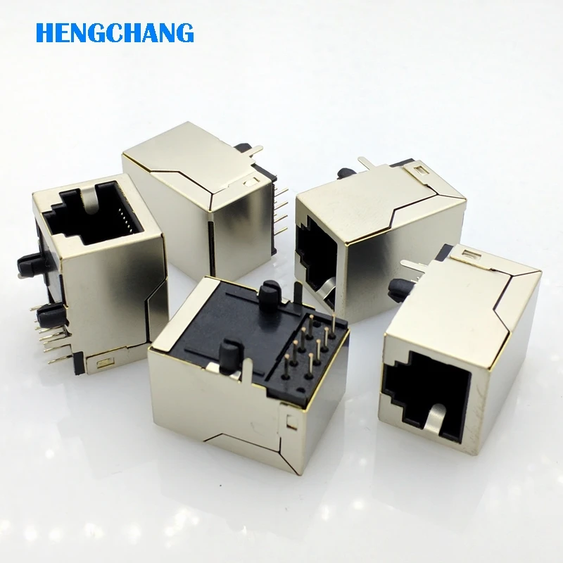 RJ45 разъем PCB монтажный сетевой адаптер для передачи данных сети Ethernet |
