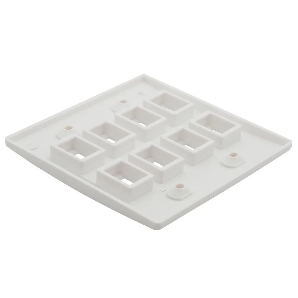 8 портов keystone настенная пластина с 120X120 мм|wall plate|keystone wall platekeystone |