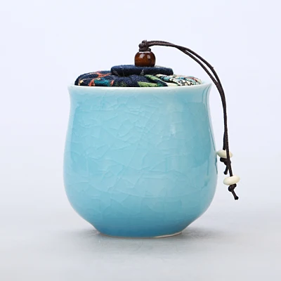 Jia-gui luo, керамическая коробка для чая, аксессуары для сухофруктов, кофе, контейнер для хранения фасоли, Мини милый, супер практичный - Цвет: 1