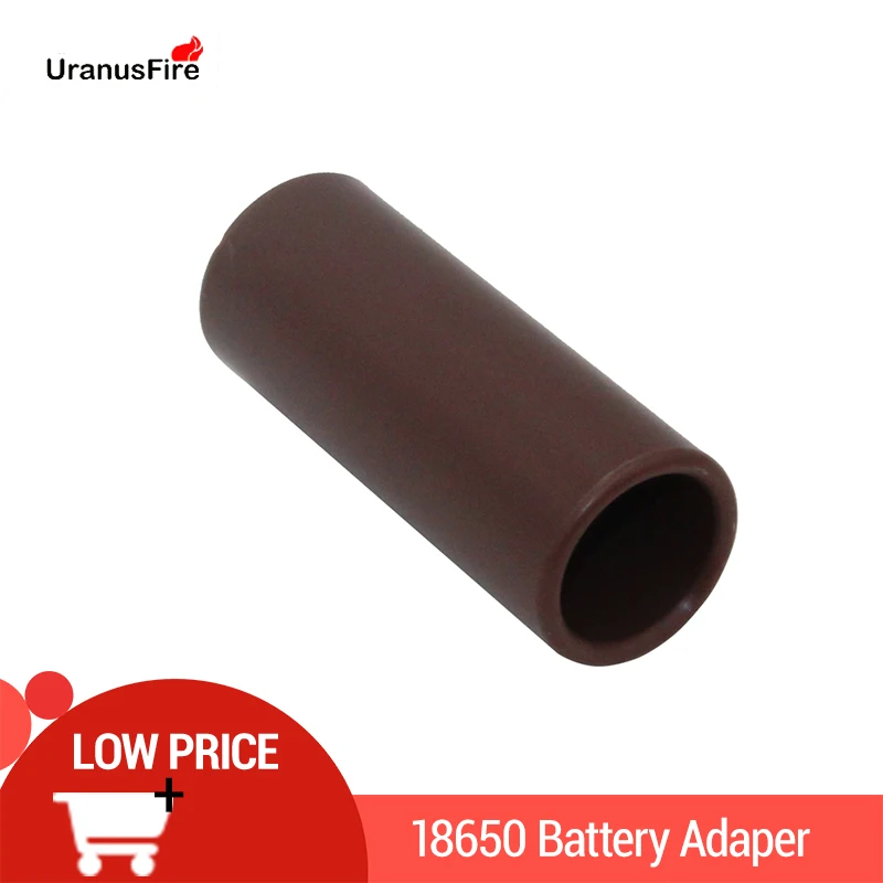 

18650 to 26650 Battery Converter Case Sleeve 18650 Adapter Plastic Cover Durable for 26650 Led Flashlight Torch E-cigarette
