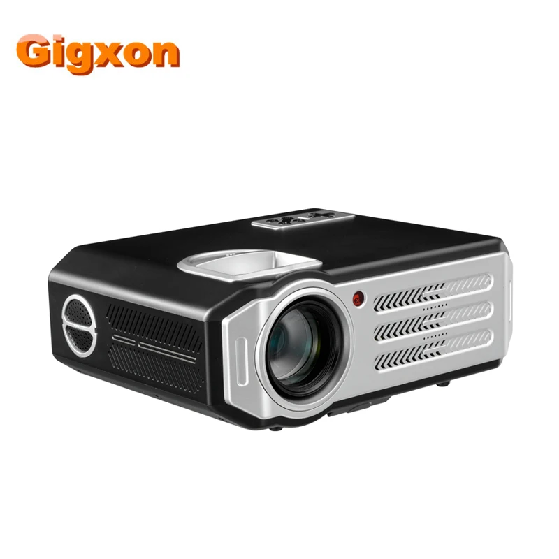 Gigxon G817 1080P HD супер проектор 200 дюймов 3200 люмен 1300: 1 USB/sd карта/VGA/AV/наушники для