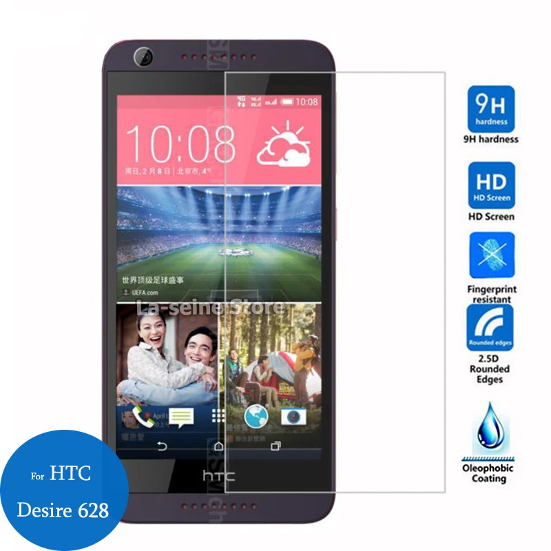 Для htc Desire 626 закаленное Стекло Экран протектор 2 5 с уровнем твердости 9 h Защитная