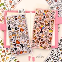 nekoni panda shiba alpaca animals decorative stationery stickers scrapbooking diy diary album stick