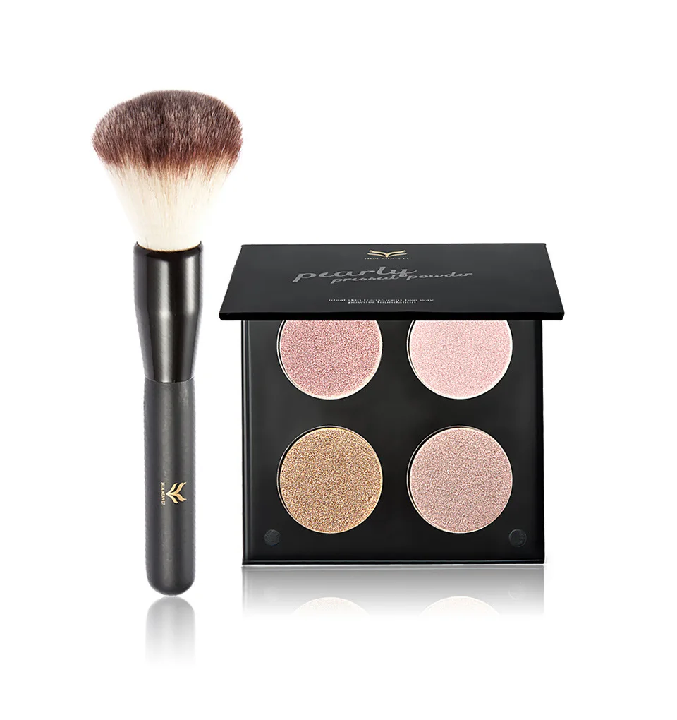 2 шт./компл. хайлайтер для макияжа пудра лица бронзатор светящийся набор