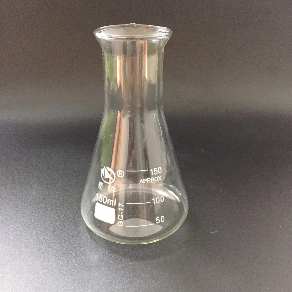 1 шт. высокое качество треугольная стеклянная колба коническая колба Erlenmeyer колба лабраторное оборудование