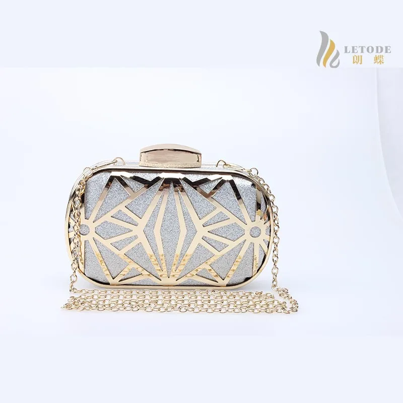 Винтажные вечерние сумки с блестками ажурные клатчи женские золотые розовые