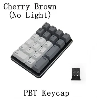 Cherry Brown PBT Все новые Magicforce Smart 21 ключ 2,4G Беспроводная Механическая цифровая клавиатура ноутбук, настольный компьютер, беспроводная клавиатура - Цвет: Cherry Brown PBT