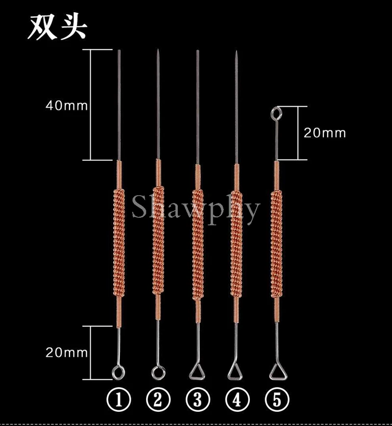 5 шт./компл. косметологические пожарные иглы для акупунктуры массажа красоты |