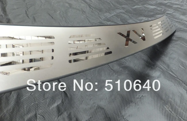 Rear Bumper Protector Threshold Door Sill Plate Trim For Subaru XV Impreza Hatchback 2012 2013 bh |