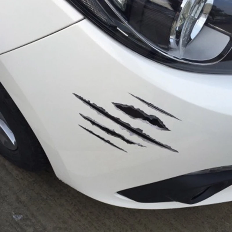 1 шт. автомобильные 3D наклейки с отверстием для пули забавная наклейка автомобиля