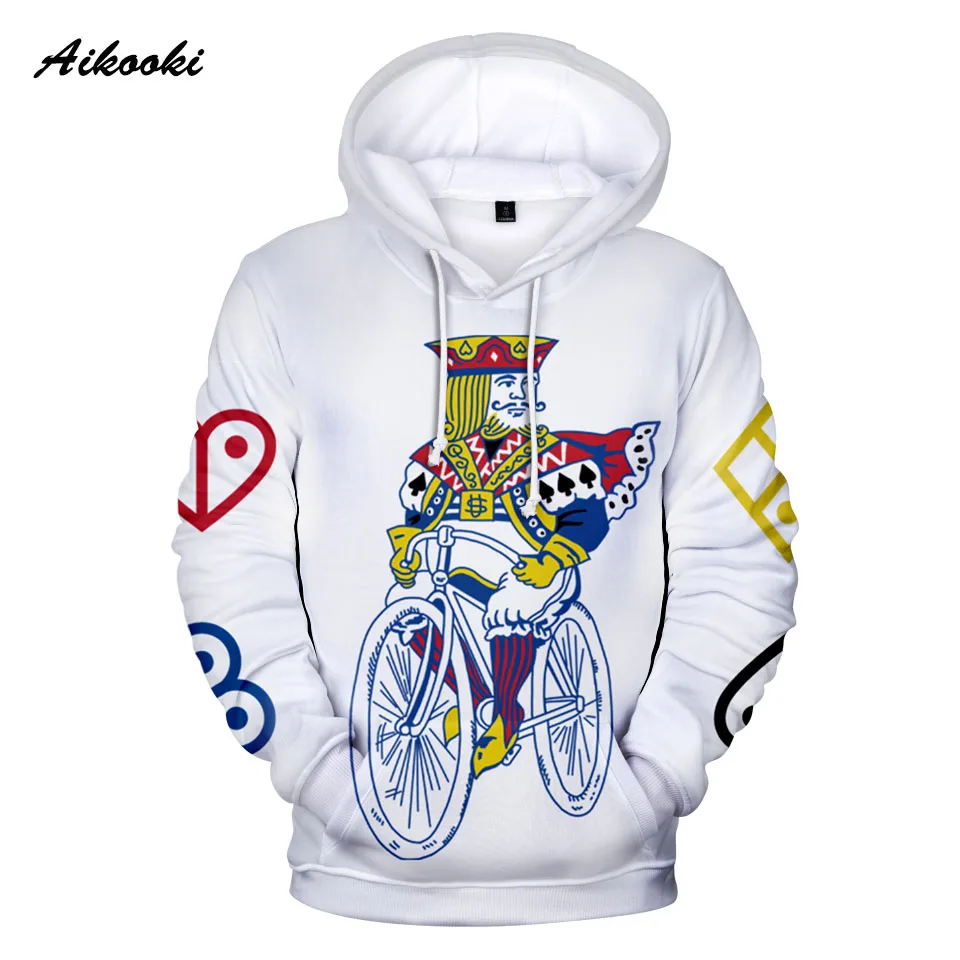 

Aikooki New KING QUEEN 3D Hoodies Men/Women Autumn Fashion Casual Sweatshirts 3D Print KING QUEEN Men's Hoodie Top