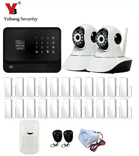 Yobang Беспроводная GSM сигнализация безопасности Wifi домашняя Автоматизация WiFi Alarma