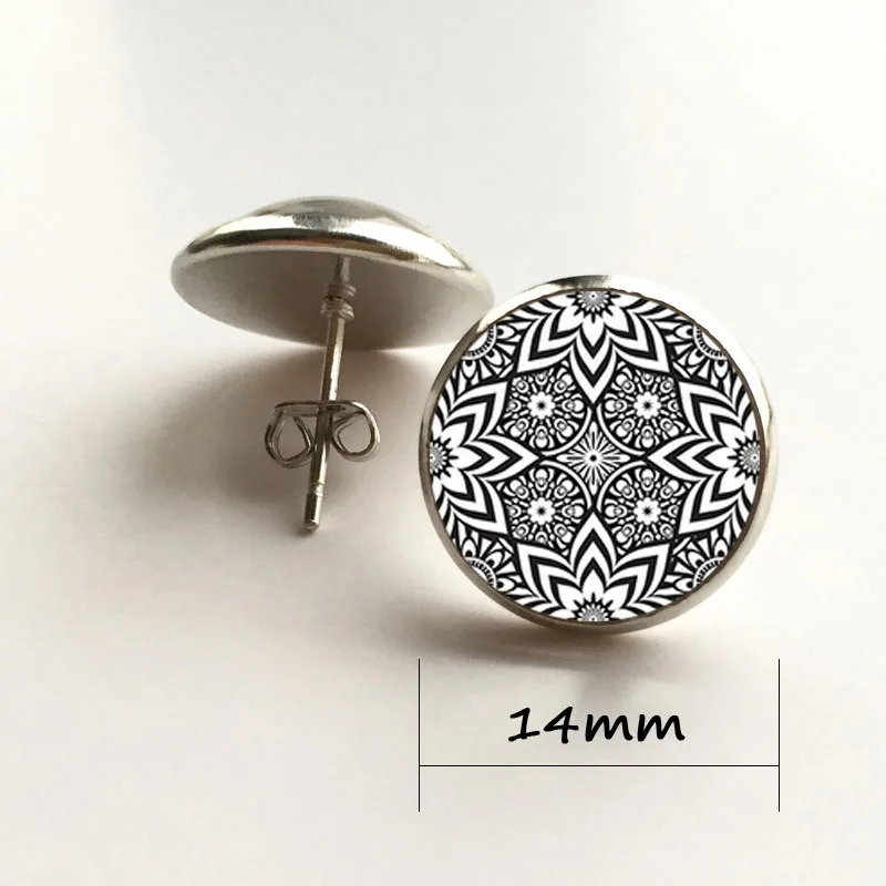 Винтажные богемные стильные женские священные серьги Геометрия Мандала