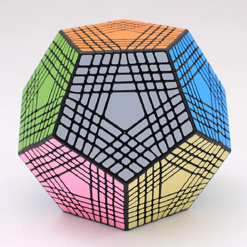 2018 Shengshou Tegaminx Головоломка Куб 12 граней профессиональный 9x9x9 ПВХ & матовая наклейки