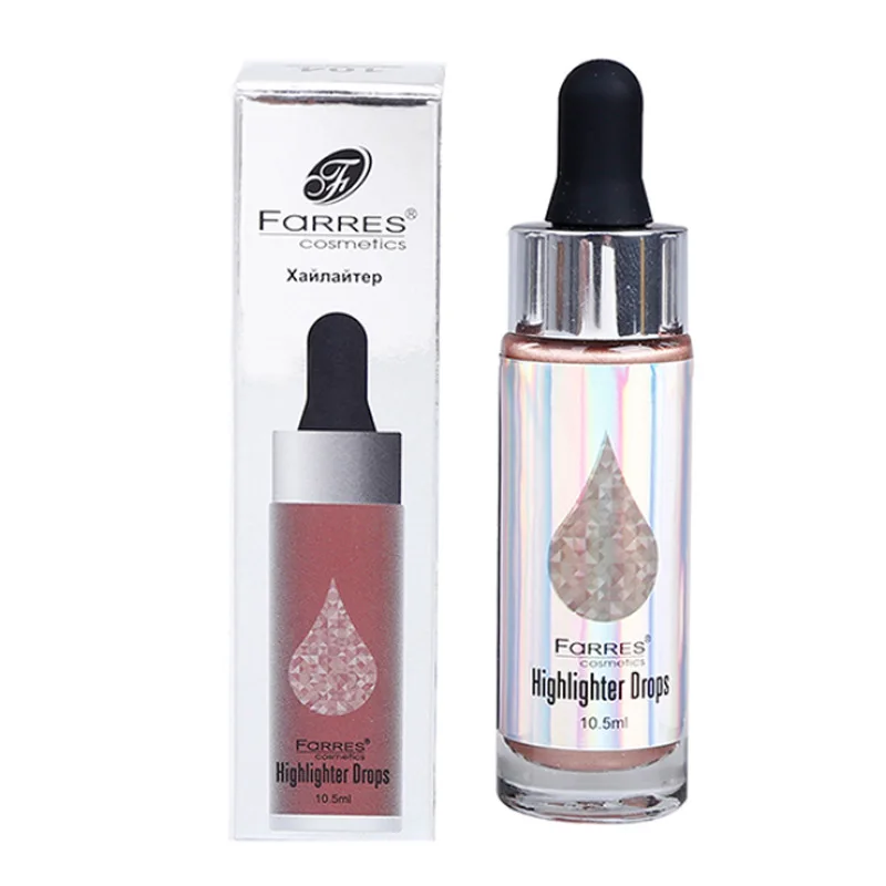 FARRES осветляет мерцающее лицо хайлайтер водостойкая Жидкая основа для лица